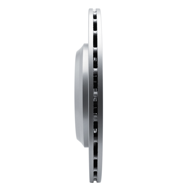 Tesla Model 3 Brake Rotor (1) - Rear Left - R1 Concepts - Drilled & Slotted - Silver - `17-`25